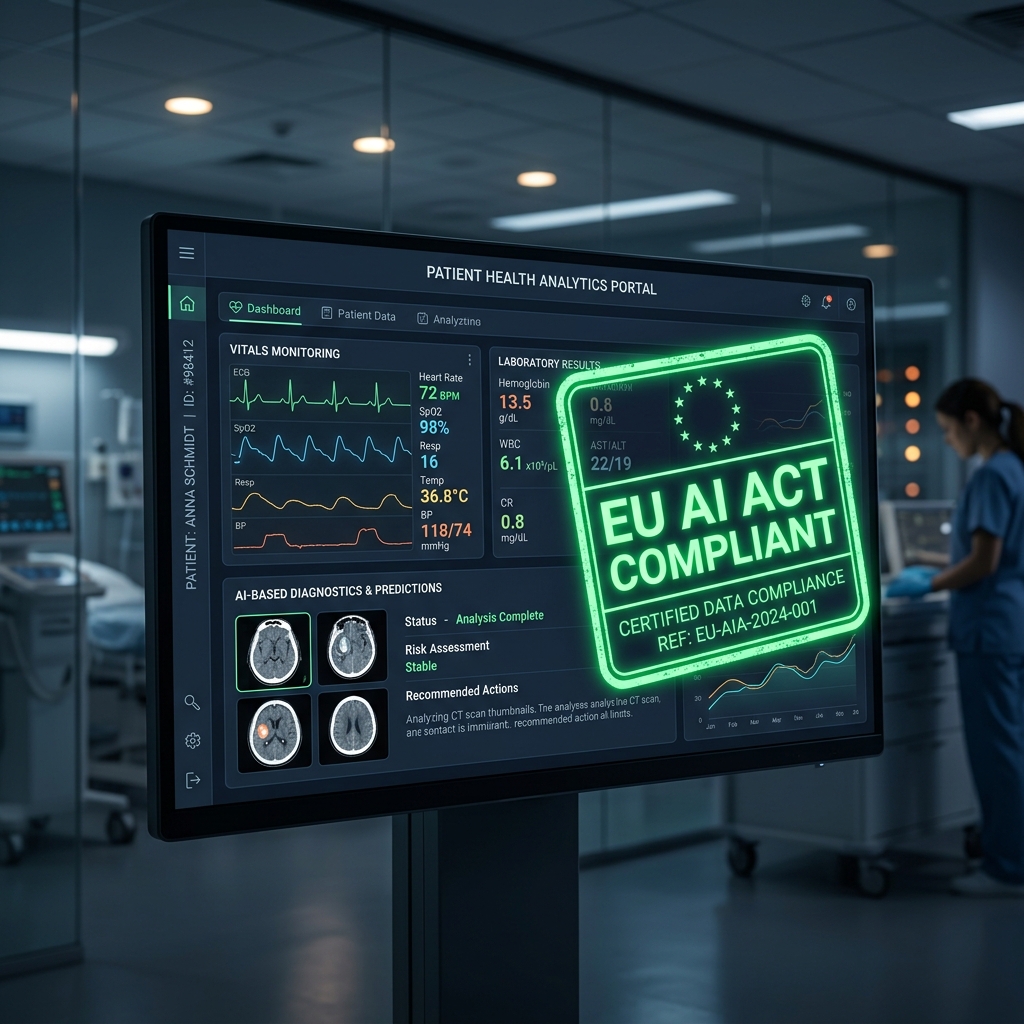 Inteligencia artificial en salud formacion y AI Act